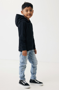 Logo trade corporate gifts image of: Iqoniq Yengo kids recycled cotton hoodie with sidepockets