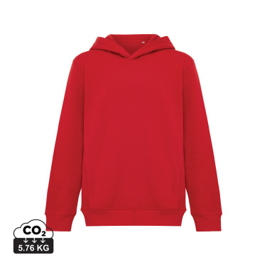 Logotrade corporate gifts photo of: Iqoniq Yengo kids recycled cotton hoodie with sidepockets