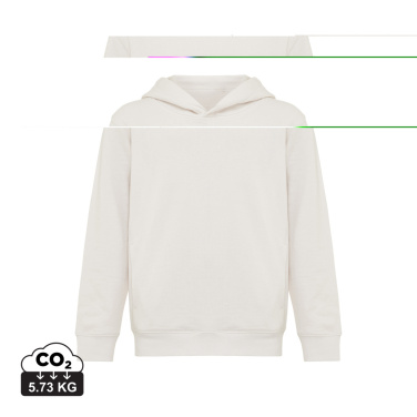 Logo trade corporate gifts picture of: Iqoniq Yengo kids recycled cotton hoodie with sidepockets