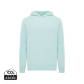 Iqoniq Yengo recycled cotton hoodie with sidepockets, crushed mint