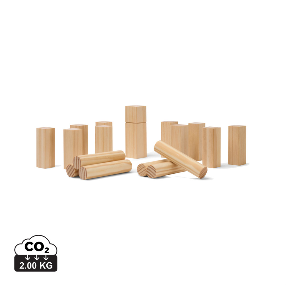 Logo trade promotional merchandise picture of: VINGA Kubb mini game