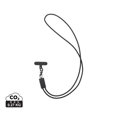 Logo trade promotional products picture of: Terra RCS recycled PET phone cord with dual charge cable