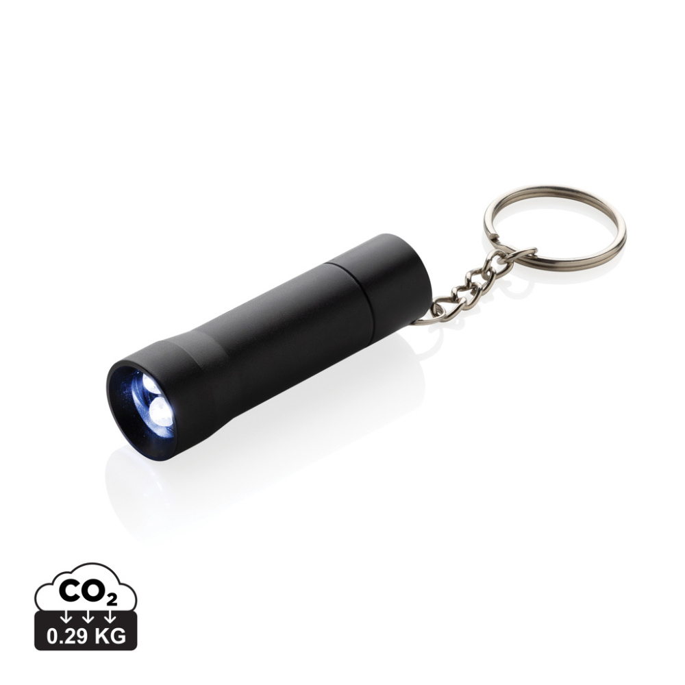 Logotrade business gifts photo of: Flash RCS recycled aluminium keychain torch