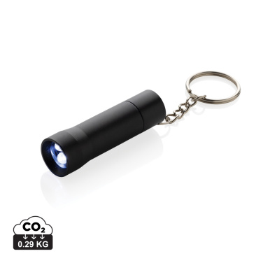 Logotrade advertising product picture of: Flash RCS recycled aluminium keychain torch