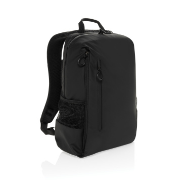 Logo trade promotional items image of: Lima Aware™ RPET water resistant 15.6 laptop backpack