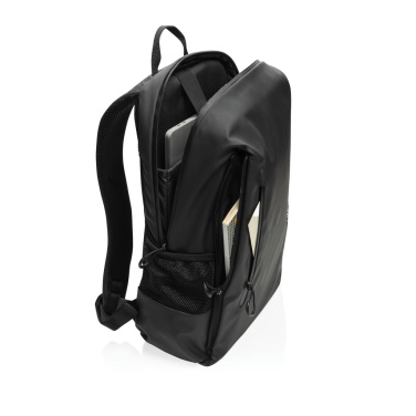 Logo trade promotional products picture of: Lima Aware™ RPET water resistant 15.6 laptop backpack