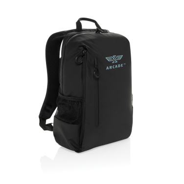 Logotrade promotional merchandise image of: Lima Aware™ RPET water resistant 15.6 laptop backpack