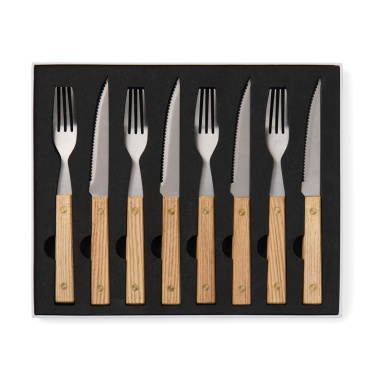 Logo trade business gifts image of: VINGA Paso 8 pcs bbq cutlery set