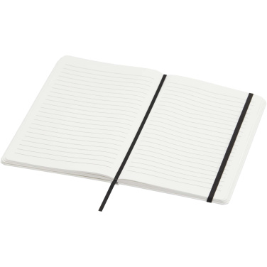 Logo trade corporate gift photo of: Holm A5 stone paper hard cover notebook with lined pages