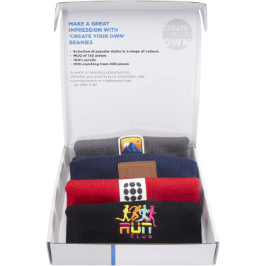 Logo trade business gifts image of: Beanie sample box