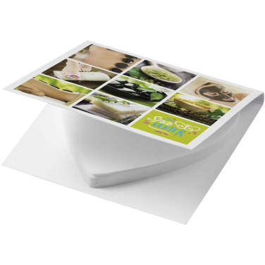 Logo trade promotional product photo of: Sticky-Mate® soft cover heart-shaped sticky notes