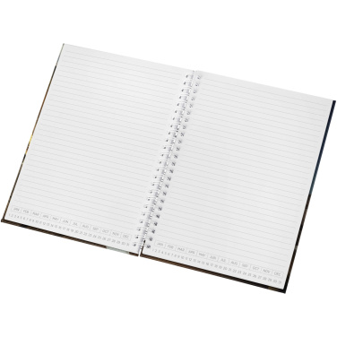 Logotrade promotional giveaway image of: Desk-Mate® A5 hard cover undated diary