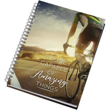 Logo trade advertising product photo of: Desk-Mate® A5 hard cover undated diary