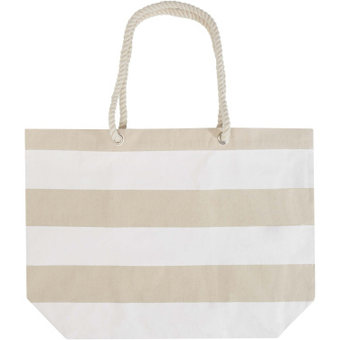 Logo trade promotional merchandise image of: Florida 270 g/m² GRS recycled beach tote bag 18L