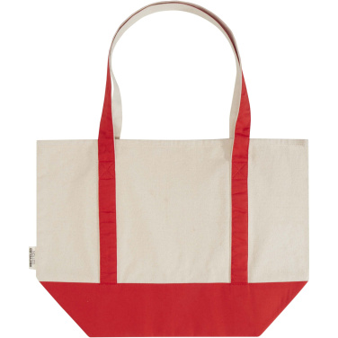 Logo trade advertising products image of: Sam 320 g/m² GRS recycled cotton tote bag