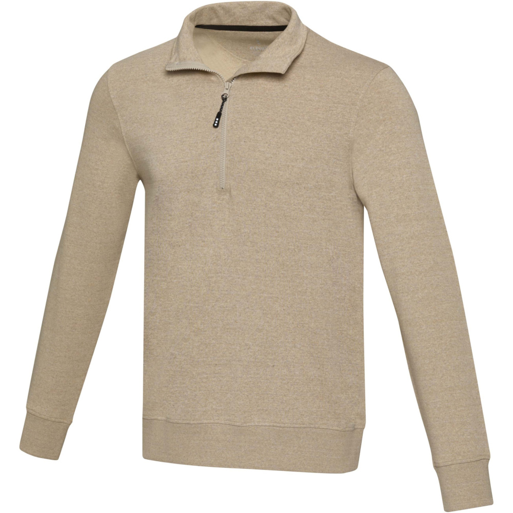 Logotrade promotional item image of: Tin unisex Aware™ recycled quarter zip sweater 