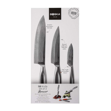 Logotrade promotional gift picture of: BOSKA Kitchen Knives Monaco+, set of 3