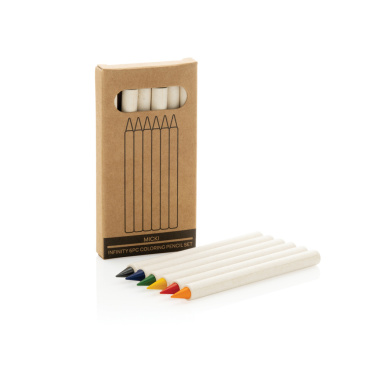 Logo trade promotional items picture of: Micki GRS infinity 6pc colouring pencil set