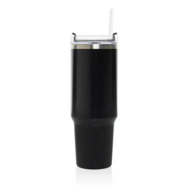 Logo trade promotional merchandise image of: Stadley RCS recycled steel tumbler 1200ML