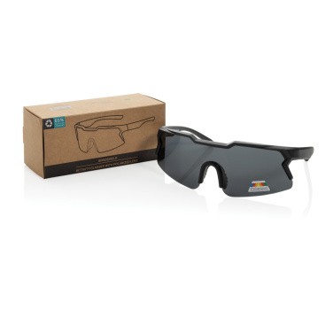 Logo trade promotional merchandise image of: SproShield RCS plastic activity glasses with polarized lens