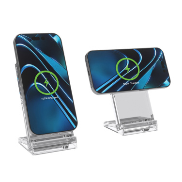 Logotrade promotional merchandise image of: Magcharge 15W magnetic wireless charging stand