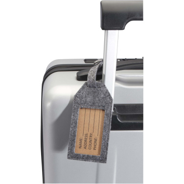 Logo trade promotional merchandise image of: Tie luggage tag