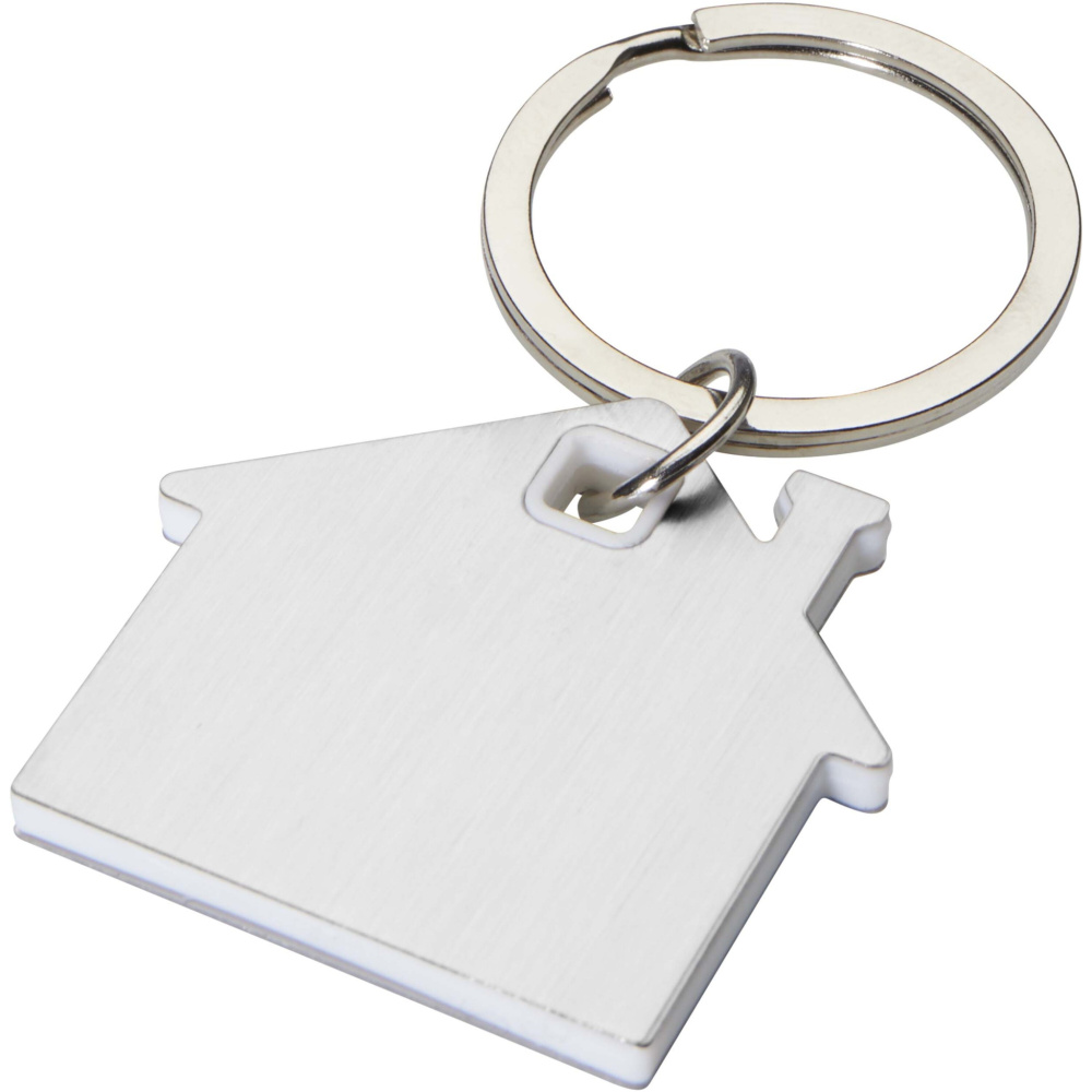 Logotrade corporate gifts photo of: Nook house-shaped keychain