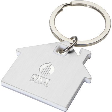 Logo trade advertising product photo of: Nook house-shaped keychain