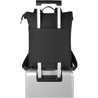 Logo trade advertising products picture of: Turner 15.6" GRS recycled roll-top laptop backpack 12L