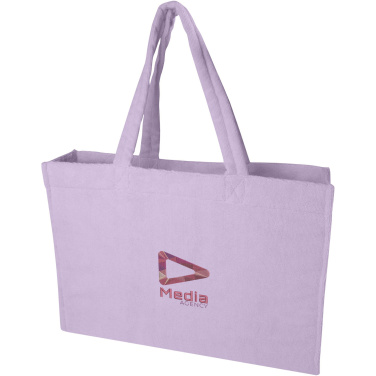 Logo trade corporate gifts picture of: Siam GRS recycled terry beach tote bag 13L