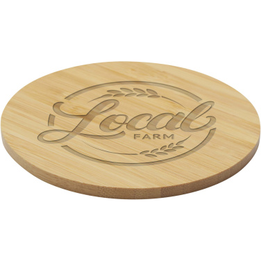 Logo trade promotional gifts picture of: Cha bamboo coaster