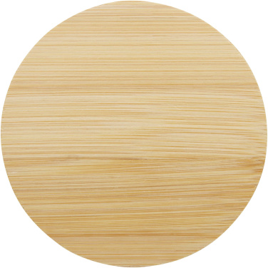 Logo trade promotional products picture of: Lenora 250 ml glass cup with bamboo lid