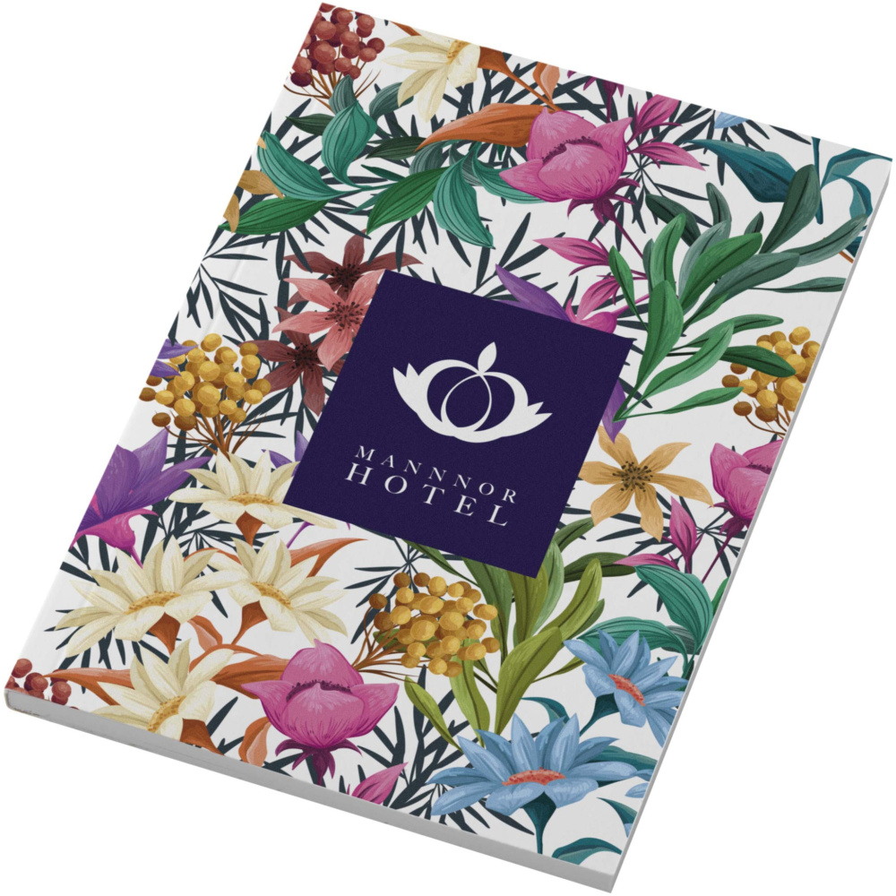 Logo trade promotional gifts picture of: Novella Austen A6 soft cover notebook - 50 sheets