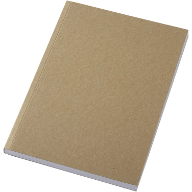 Logotrade promotional giveaway image of: Novella Austen A5 recycled soft cover kraft notebook - 100 sheets