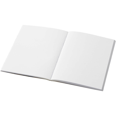 Logo trade promotional giveaways image of: Novella Austen A6 recycled soft cover kraft notebook - 50 sheets