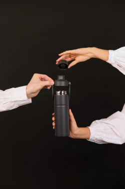 Logotrade corporate gift picture of: Baltimore trek RCS recycled SS bottle 600 ML