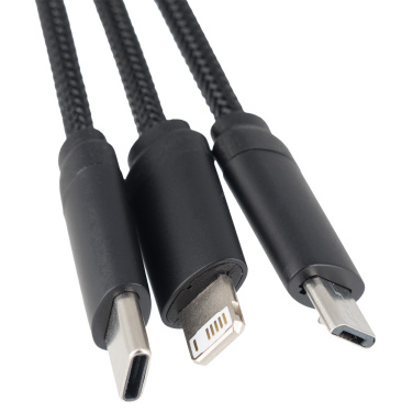 Logotrade advertising product image of: Big cable 4in1 with illuminated logo - i5w
