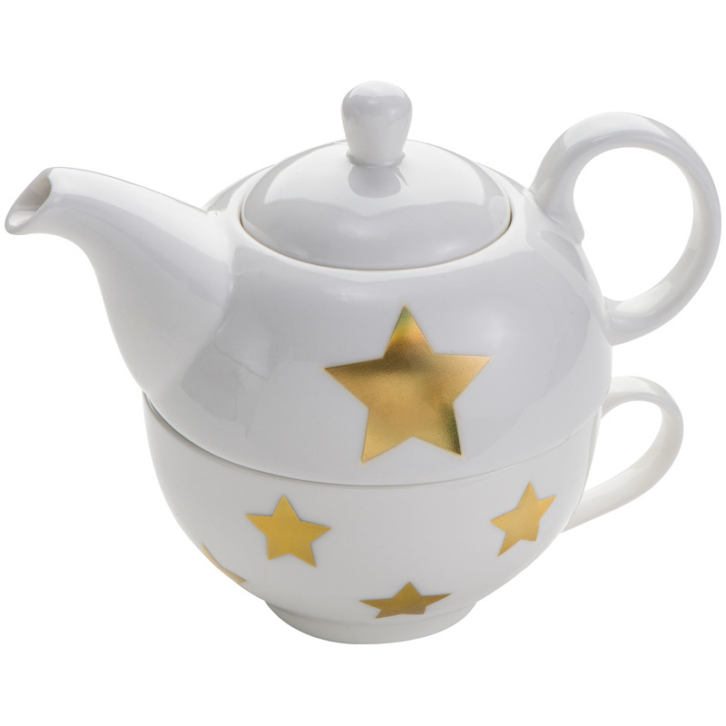 Logo trade promotional product photo of: Porcelain tea set