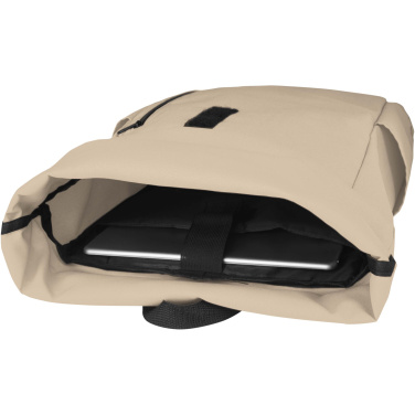 Logotrade promotional merchandise image of: Byron 15.6" GRS RPET roll-top backpack 18L