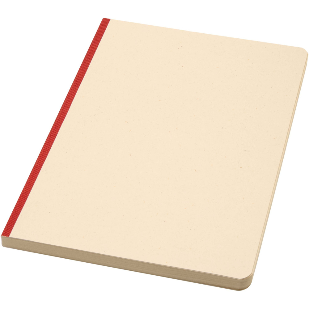Logo trade promotional gift photo of: Liliana A5 sugarcane and RPET soft cover notebook