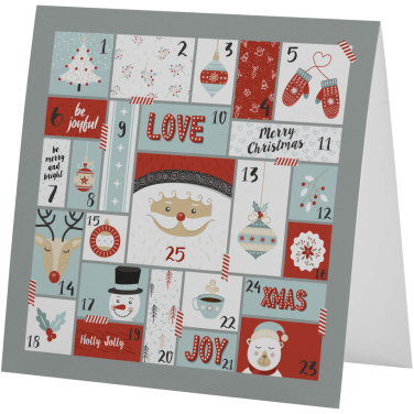 Logo trade promotional merchandise picture of: Herald square greeting card