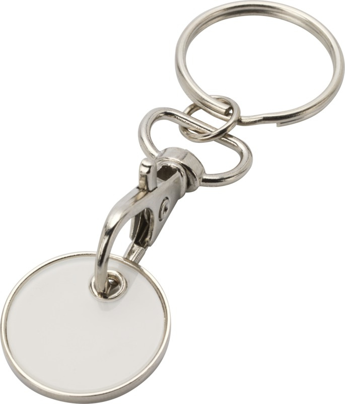 Logotrade business gift image of: Rory keyring with trolley coin