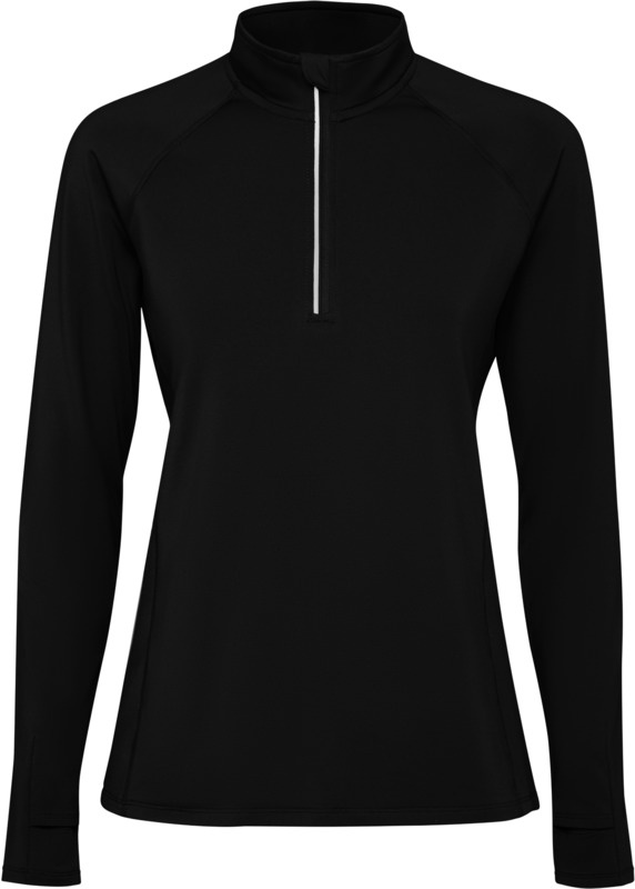 Logo trade corporate gifts picture of: Estambul long sleeve women's half zip sweatshirt