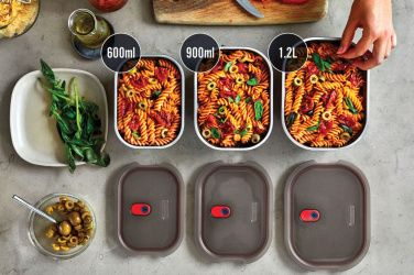 Logo trade promotional giveaway photo of: Black+Blum Mealprep Box 3pcs Set Small, Medium, Large