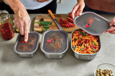 Logo trade corporate gifts image of: Black+Blum Mealprep Box 3pcs Set Small, Medium, Large