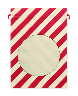 Logotrade promotional giveaway image of: Large Santa cotton bag