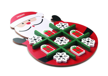 Logotrade promotional giveaway picture of: Christmas wooden tic tac toe