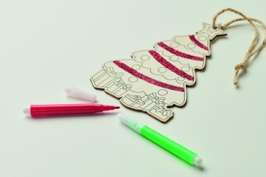 Logo trade promotional products image of: Christmas tree ornament