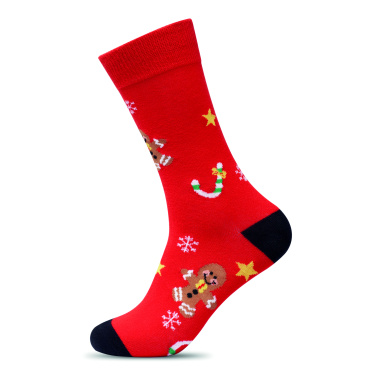 Logo trade advertising products picture of: Pair of Christmas socks L