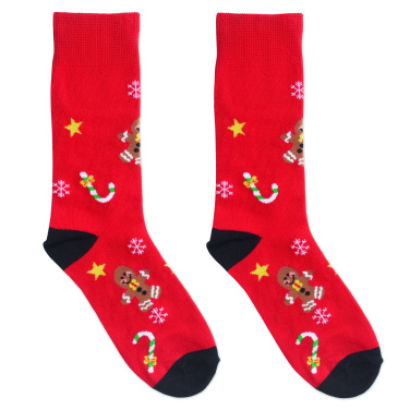 Logotrade advertising products photo of: Pair of Christmas socks L